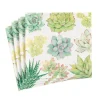 Succulents Paper Cocktail Napkins - 20 Per Package