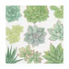 Succulents Paper Luncheon Napkins - 20 Per Package