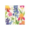 Summer Garden Paper Cocktail Napkins in White - 20 Per Package