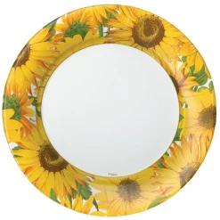 Sunflowers Paper Dinner Plates - 8 Per Package