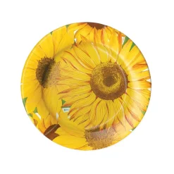 Sunflowers Paper Salad & Dessert Plates - 8 Per Package