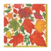 Swirling Leaves White Luncheon Napkins - includes 20 Luncheon Napkins