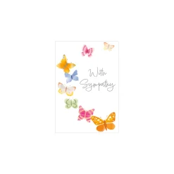 Sympathy - Set Of Six Greeting Cards And Envelopes