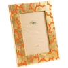 The Coral Sea Gold 5" x 7" Lacquer Picture Frame - includes 1 frame