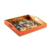 The Courtship Lacquer Square Tray - 1 Each