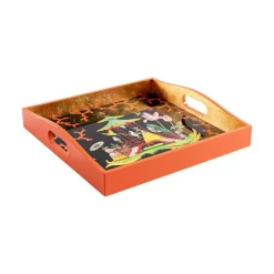 The Courtship Lacquer Square Tray - 1 Each