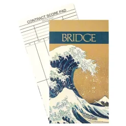 The Great Wave Bridge Score Pad - 1 Each