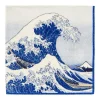 The Great Wave Paper Cocktail Napkins in Blue - 20 Per Package