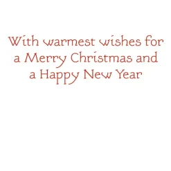 Three Stockings Classic Boxed Christmas Cards - includes 15 cards & envelopes