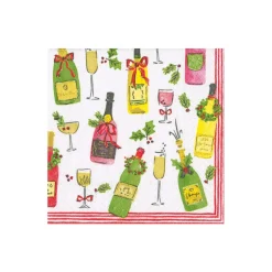 Tipsy And Toasty Boxed Cocktail Napkins - 40 Per Box