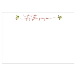 Tis The Season Correspondence Cards - 12 Per Package