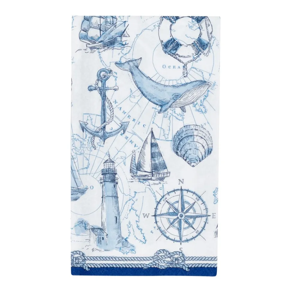 To The Lighthouse Guest Towel Napkins - 15 Per Package