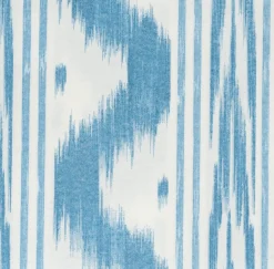 Toile De Nantes Blue Paper Linen Dinner Napkins - 12 Per Package