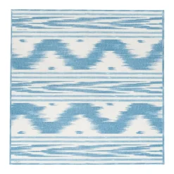 Toile De Nantes Blue Paper Linen Dinner Napkins - 12 Per Package