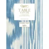 Toile De Nantes Blue Paper Linen Table Covers - 1 Each