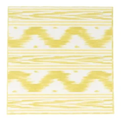 Toile De Nantes Yellow Paper Linen Luncheon Napkins - 15 Per Package