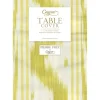 Toile De Nantes Yellow Paper Linen Table Covers - 1 Each