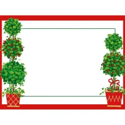 Topiaries Self-Adhesive Labels - 12 Per Package