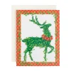 Topiary Stag Classic Boxed Christmas Cards - includes 15 cards & envelopes