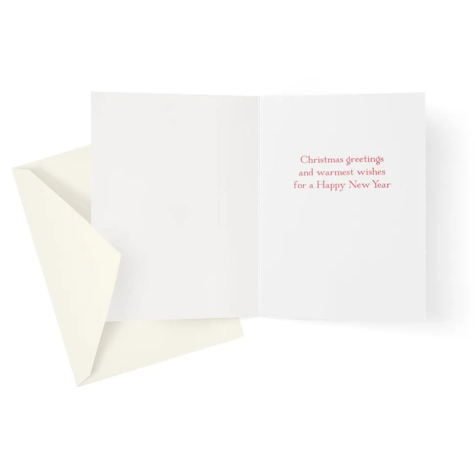 Topiary Stag Classic Boxed Christmas Cards - includes 15 cards & envelopes