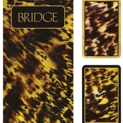 Tortoise Bridge Gift Set - 2 Playing Card Decks & 2 Score Pads