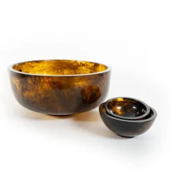 Tortoise Large Resin Bowl