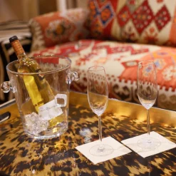 Tortoiseshell Lacquer Oversize Rect Tray - 30X22