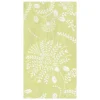 Trailing Floral Paper Guest Towel Napkins in Pale Green - 15 Per Package