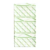 Trellis Cotton Dinner Napkins in Green & White - Set of 4