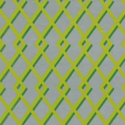 Trellis Green & Silver Foil Gift Wrapping Paper - 30 x 6 Roll