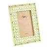 Trellis Green 4" x 6" Lacquer Picture Frame - includes 1 frame