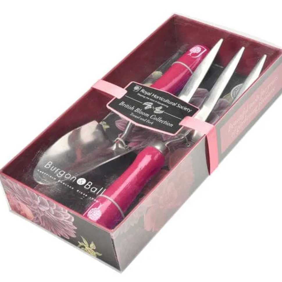 Trowel and Fork Set in British Bloom - 1 each