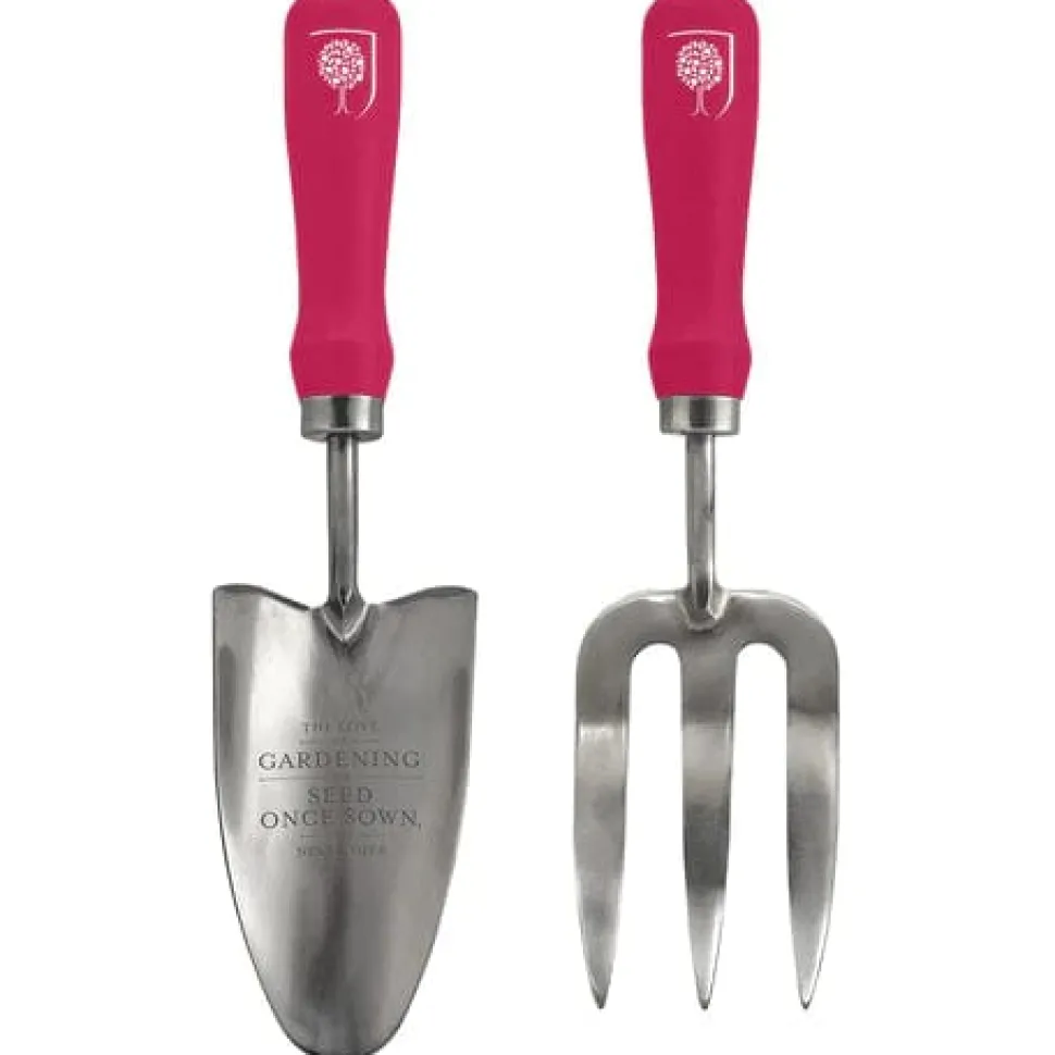 Trowel and Fork Set in British Bloom - 1 each