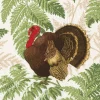 Turkey Among Ferns Dinner Napkins - includes 20 Dinner Napkins