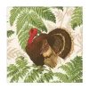 Turkey Among Ferns Luncheon Napkins - includes 20 Luncheon Napkins