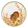 Turkey And Berries Paper Salad & Dessert Plates - 8 Per Package