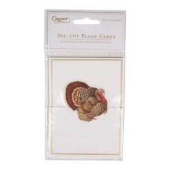 Turkey Place Cards Die Cut Package 8 In