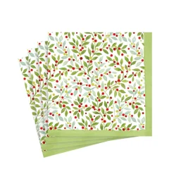 Twining Greenery Paper Cocktail Napkins - 20 Per Package