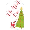 Twirling Santa Gift Tags - 4 Per Package