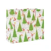 Twirling Santas Large Gift Bag - 1 Each