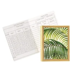 Under the Palms Bridge Tally Sheets - 12 Per Package