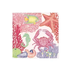 Under the Sea Paper Cocktail Napkins - 20 Per Package
