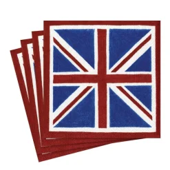 Union Jack Paper Luncheon Napkins - 20 Per Package