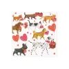 Valentine Parade Paper Cocktail Napkins - 20 Per Package