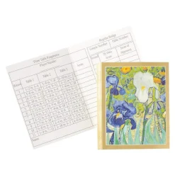 Van Gogh Irises Bridge Tally Sheets - 12 Per Package