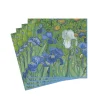 Van Gogh Irises Paper Cocktail Napkins - 20 Per Package