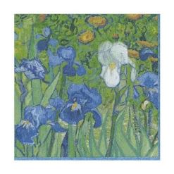 Van Gogh Irises Paper Luncheon Napkins - 20 Per Package
