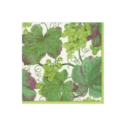 Vineyard Blanc Cocktail Napkins - includes 12 Cocktail Napkins