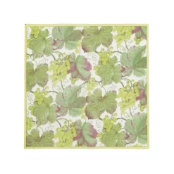 Vineyard Blanc Cocktail Napkins - includes 12 Cocktail Napkins