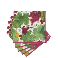 Vineyard Bordeaux Cocktail Napkins - includes 20 Cocktail Napkins